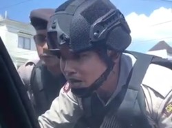 Viral Polisi Bentak Pengendara Mobil yang Tersesat di Solo