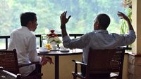 Begini Suasana Pertemuan Obama-Jokowi di Istana Bogor