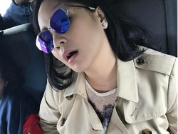 Duh! Nagita Slavina Tidur Mangap Aja Cantik Banget