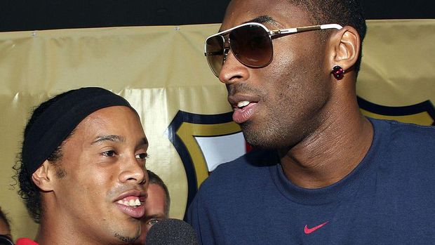 Kobe Bryant Mendua, Cinta AC Milan dan Juga Barcelona