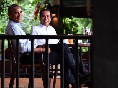 Potret Kemesraan Jokowi-Obama tanpa Penerjemah Bahasa