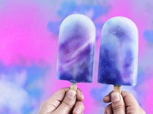 Wah, Es Krim Cantik dengan Warna Warni Galaksi Ini Dibuat Remaja 15 Tahun!