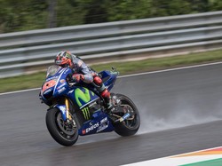 Vinales Heran M1 Masih Kesulitan di Trek Basah