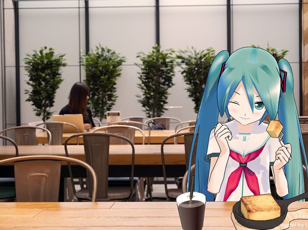 Canggih! Kafe di Jepang Sediakan Teman Virtual bagi yang Jomblo