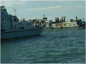 Bakamla RI Selamatkan 80 Orang dari Kapal yang Terbakar di Kaltara