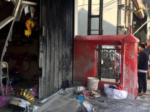 Tabung Gas Meledak, Toko Mainan Porak-poranda Tabung Gas Meledak, Toko Mainan Porak-poranda