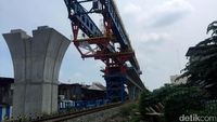 Ini Penampakan Proyek Kereta Api Layang di Medan