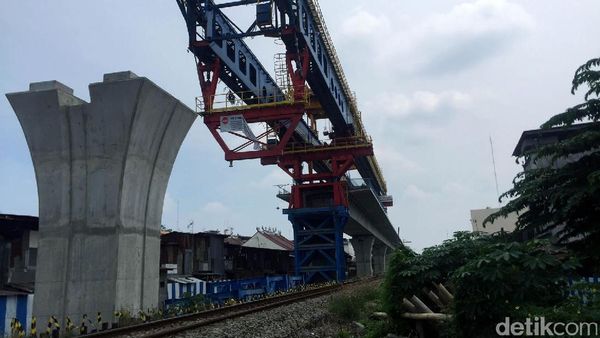 Ini Penampakan Proyek Kereta Api Layang di Medan