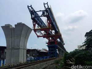 Ini Penampakan Proyek Kereta Api Layang di Medan
