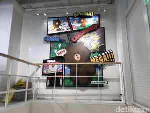 Gemas! Brown cs Kampanye Pencegahan COVID-19 di Line