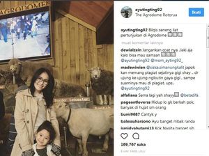 Hmm.. Liburan ke Luar Negeri, Ayu Ting Ting-Nagita Pakai Coat yang Sama