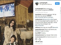 Hmm.. Liburan ke Luar Negeri, Ayu Ting Ting-Nagita Pakai Coat yang Sama