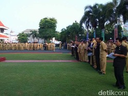 98 ASN Pemkot Blitar Tak Hadir Apel Pertama Hari Kerja
