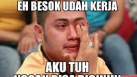 Meme Ketipak Ketipung Cuti Panjang Dah Habis Sayang, Selamat Kembali Kerja