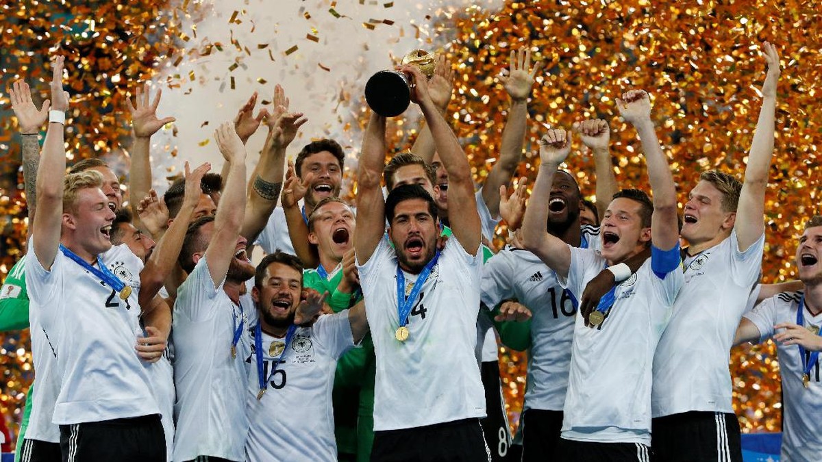 Jerman menempati posisi nomor satu dunia lagi setelah menjuarai Piala Konfederasi 2017 (Foto: REUTERS/Carl Recine)