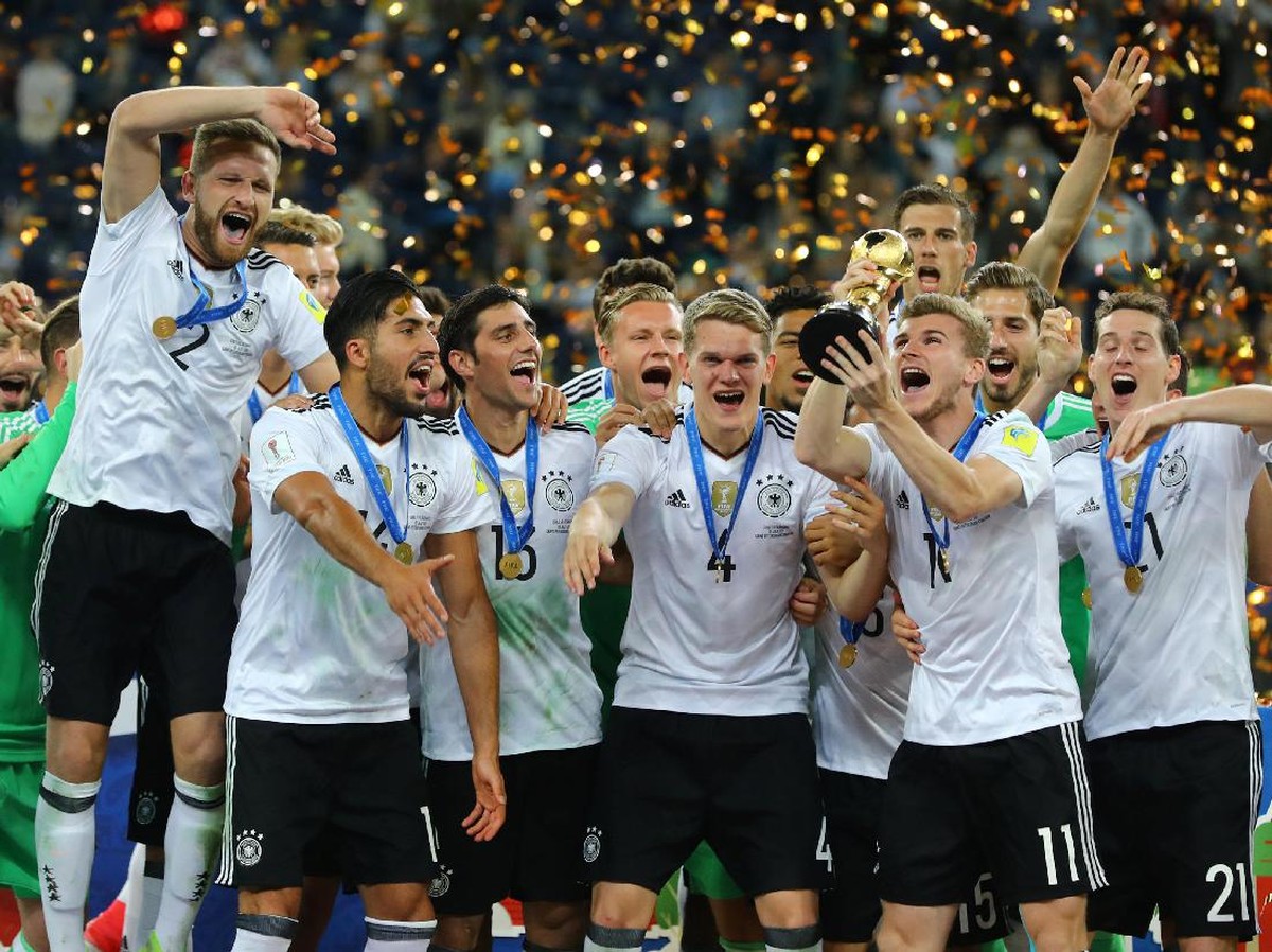 Timnas Jerman menjuarai Piala Konfederasi. (Foto: REUTERS/Kai Pfaffenbach)