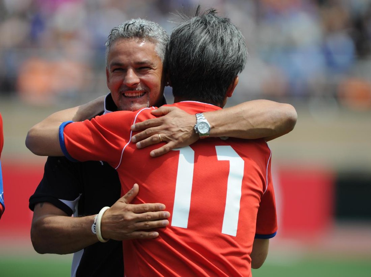 Eks pemain AC Milan, Robberto Baggio. (Foto: Masashi Hara/Getty Images)