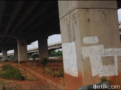 Belum Jadi, Tol Becakayu Kalimalang Sudah Dikotori Coretan