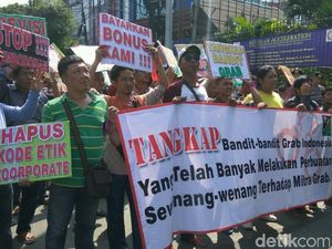 Massa Driver dan Manajemen Grab Sepakat Mediasi Massa Driver dan Manajemen Grab Sepakat Mediasi