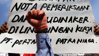Sopir Tangki Pertamina Demo Tolak Outsourcing