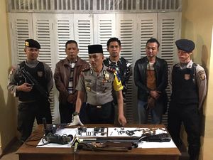 Bengkel Pembuatan Senjata Api Rakitan di Sumsel Digerebek