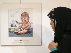 Ratusan Kartunis Dunia Kritik Donald Trump Lewat Kartun