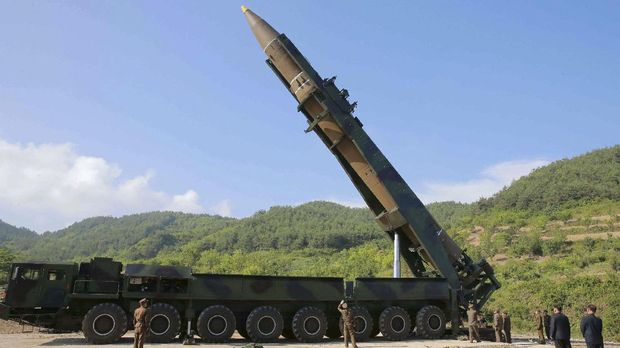 Rudal Hwasong-14 milik Korea Utara.
