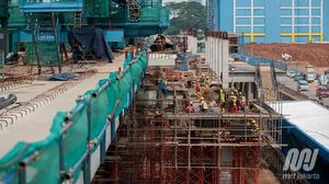 Proyek MRT Lebak Bulus-Bundaran HI Capai 75%