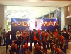 Antusias Penonton di Nobar Spider-man, Seru!
