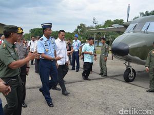 Satgas Karhutla Riau Terima Bantuan Pesawat Cassa untuk Hujan Buatan
