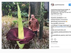 Kagumnya Yusuf Mansur pada Bunga Bangkai Milik Rhenald Khasali