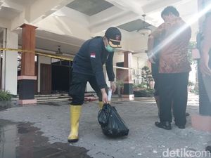 Uji Lab Kebakaran Disperindag Diserahkan ke Polrestabes Surabaya