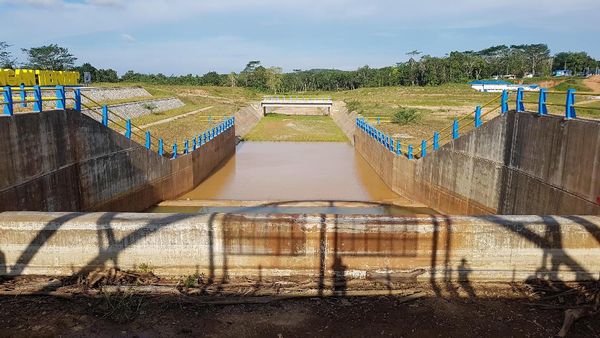 Bendungan Teritip Siap Digenangi Air