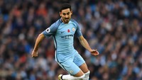 Ilkay Guendogan (gelandang tengah). Bermain untuk Manchester City. Mengalami cedera lutut dari 15 Desember 2016 sampai dengan 6 Juni 2017. (Foto: Laurence Griffiths/Getty Images)