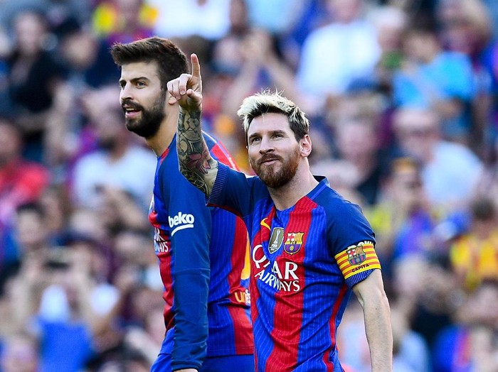 Main Bareng Messi Jadi Pengalaman Terbaik Pique