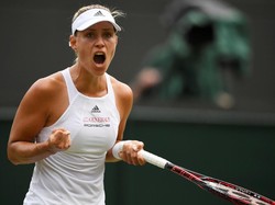 Atasi Flipkens, Kerber Lolos
