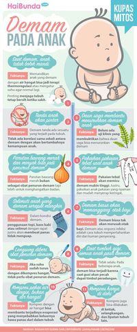 Infografis anak demam