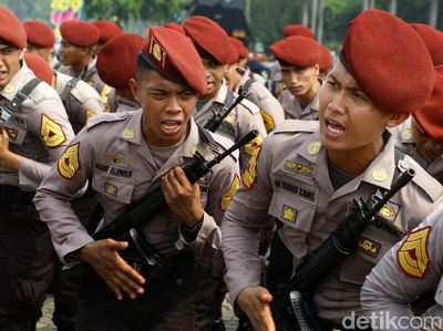 Mengintip Gladi Resik HUT ke-71 Polri