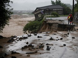 6 Orang Tewas Akibat Banjir Besar di Jepang