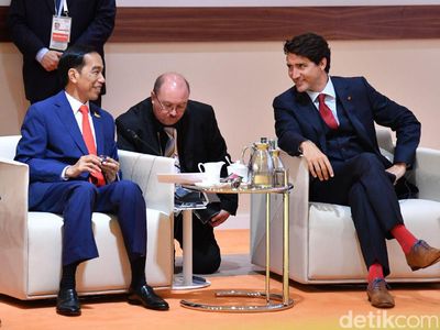 Keakraban Jokowi dengan 2 Pemimpin Muda: Trudeau dan Macron