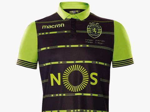 Ada Kode Morse dan Huruf Braille di Jersey Tandang Sporting Lisbon