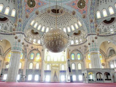 Foto: Masjid Termegah Turki Tempat Jokowi Salat