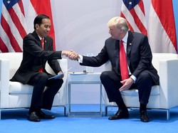 Momen Jokowi dan Trump Foto di G20 yang Ramai Dibicarakan