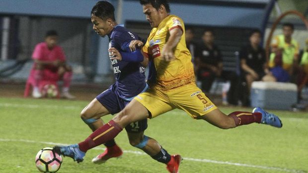 Sriwijaya FC akan bersua Arema FC di final Piala Gubernur Kaltim 2018. (