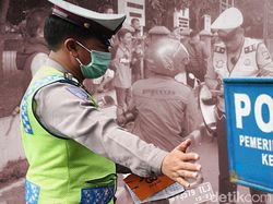 Razia di Cibubur, 105 Pengendara Ditindak