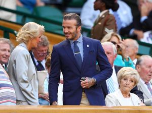Tampil Necis, Beckham Tonton Aksi Nadal dan Murray di Wimbledon