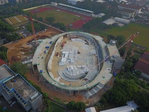 Mengintip Progres Proyek Velodrome DKI Rp 665 Miliar Mengintip Progres Proyek Velodrome DKI Rp 665 Miliar