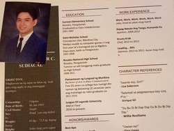 Viral, Pria Ini Tulis Surat Lamaran dan CV untuk Nyatakan Cinta
