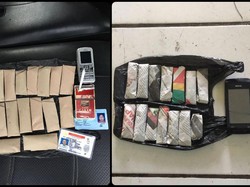 Tangkap Budeg dan Adun, Polres Sukabumi Sita 31 Paket Ganja