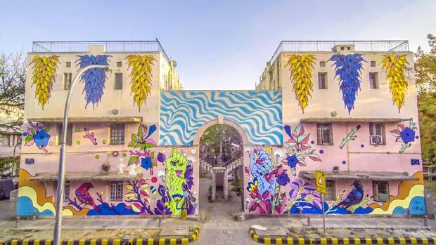 Mural di India